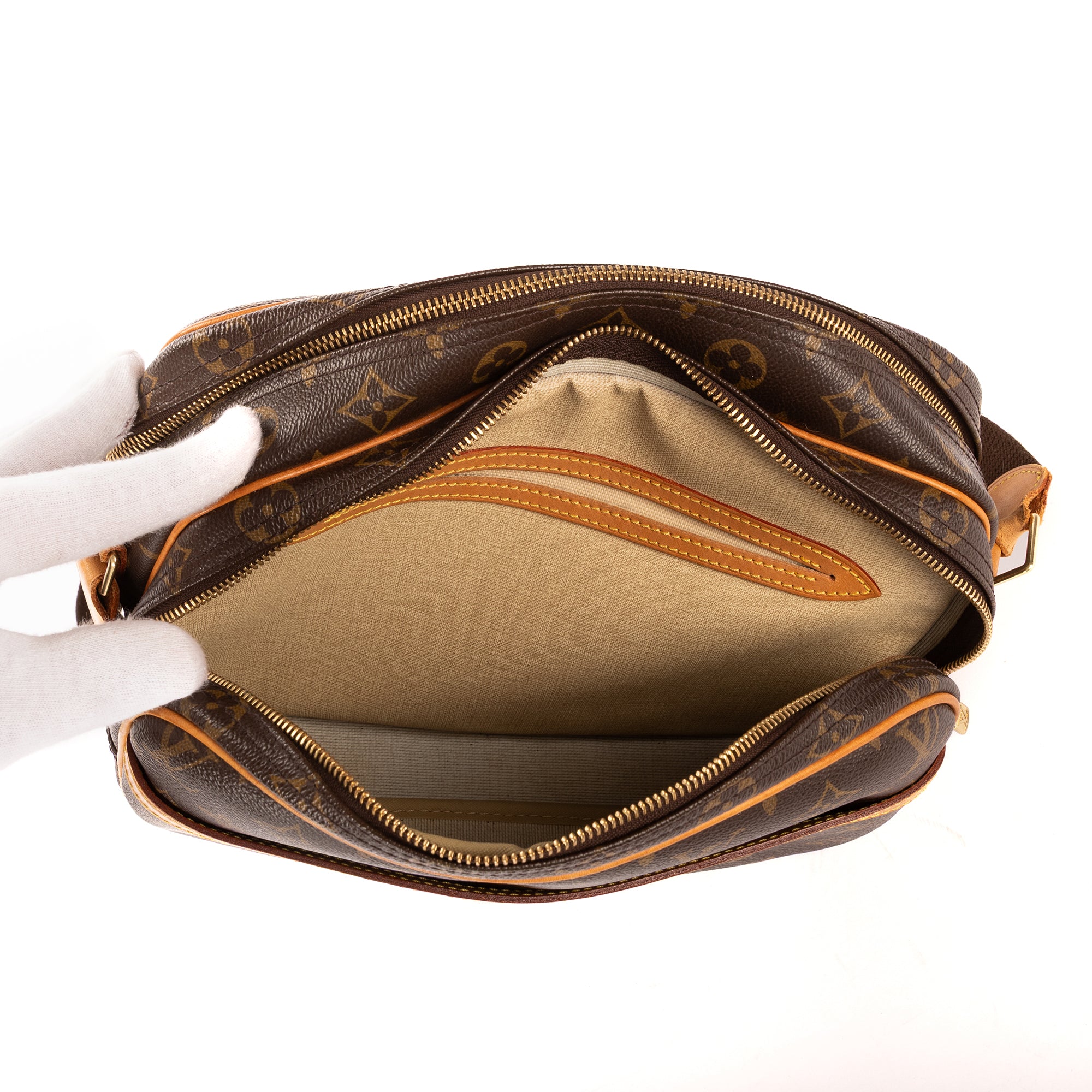 Bolso de Hombro Reporter PM Lona Monogram Marrón