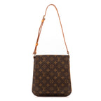 Bandolera Musette Salsa Marrón Lona Monogram