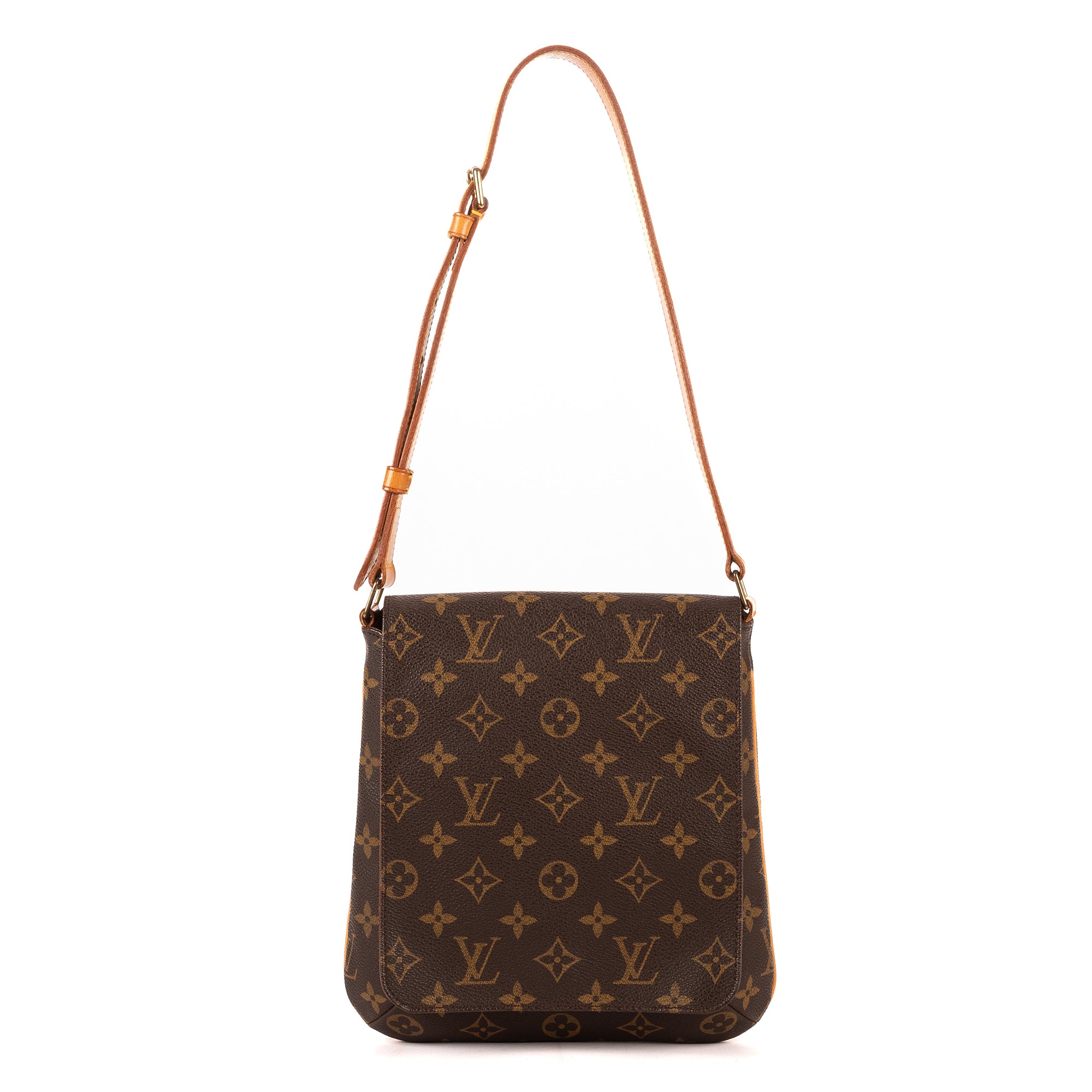 Bandolera Musette Salsa Marrón Lona Monogram