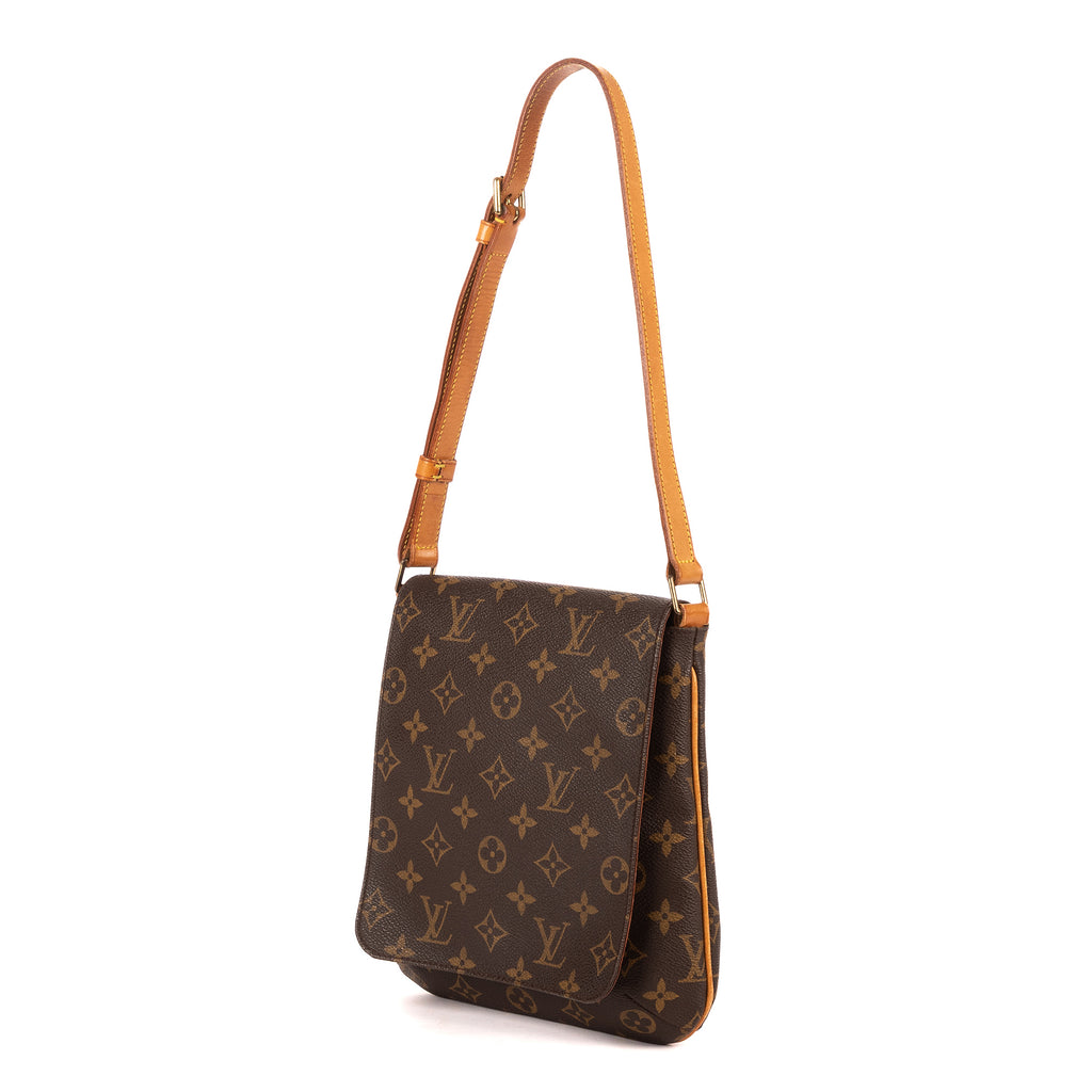 Bandolera Musette Salsa Marrón Lona Monogram