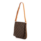 Bandolera Musette Salsa Marrón Lona Monogram