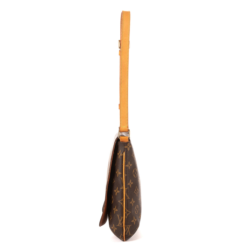 Bandolera Musette Salsa Marrón Lona Monogram