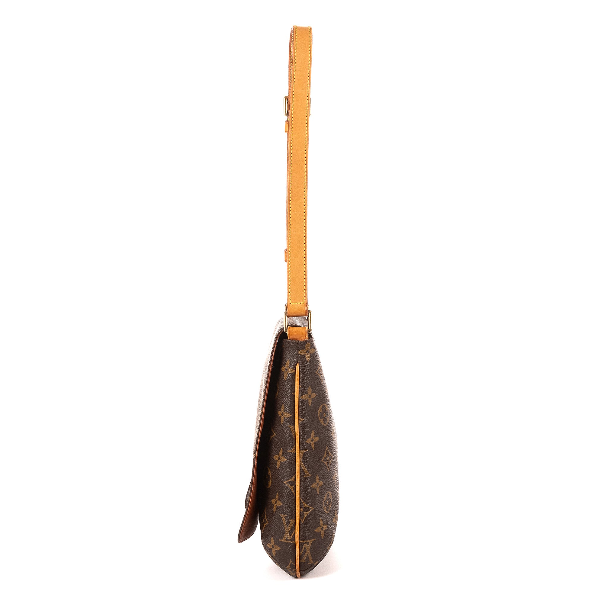 Bandolera Musette Salsa Marrón Lona Monogram