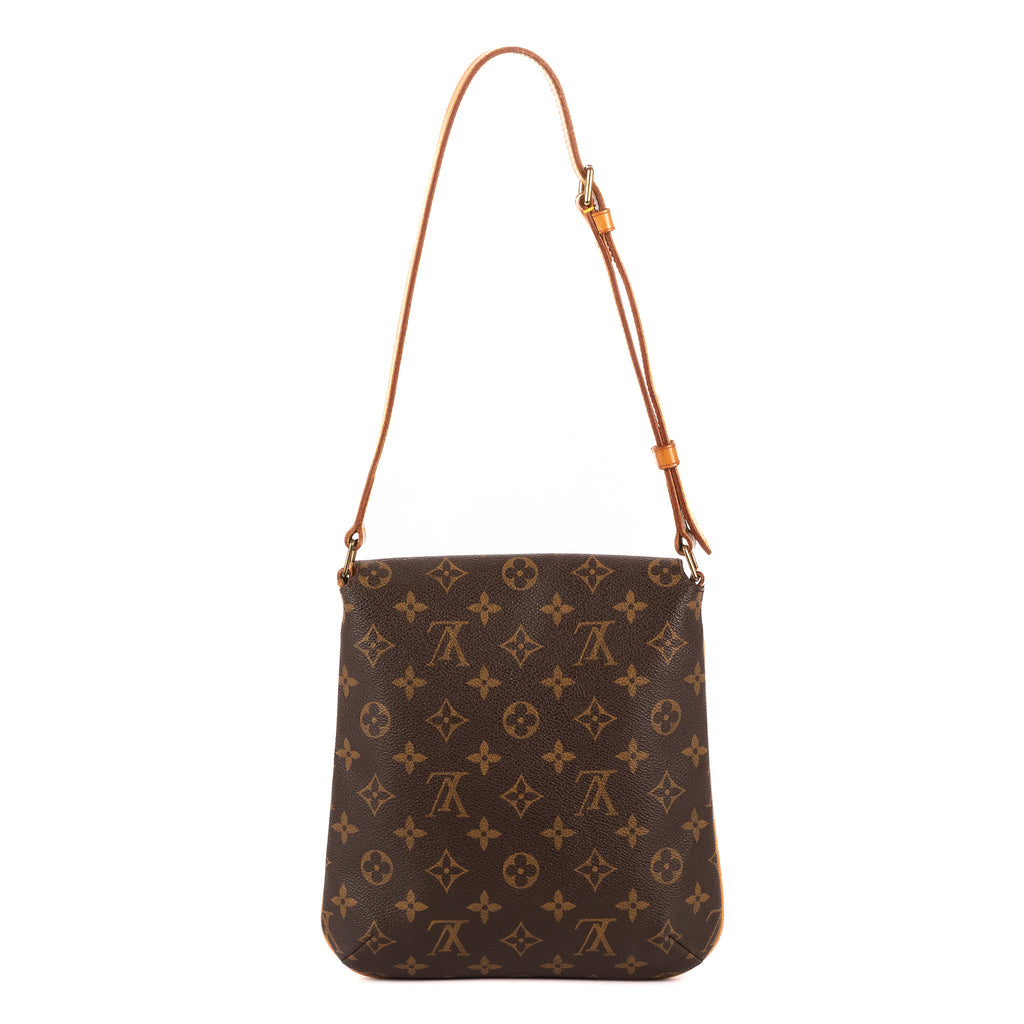 Bandolera Musette Salsa Marrón Lona Monogram