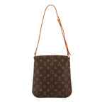 Bandolera Musette Salsa Marrón Lona Monogram