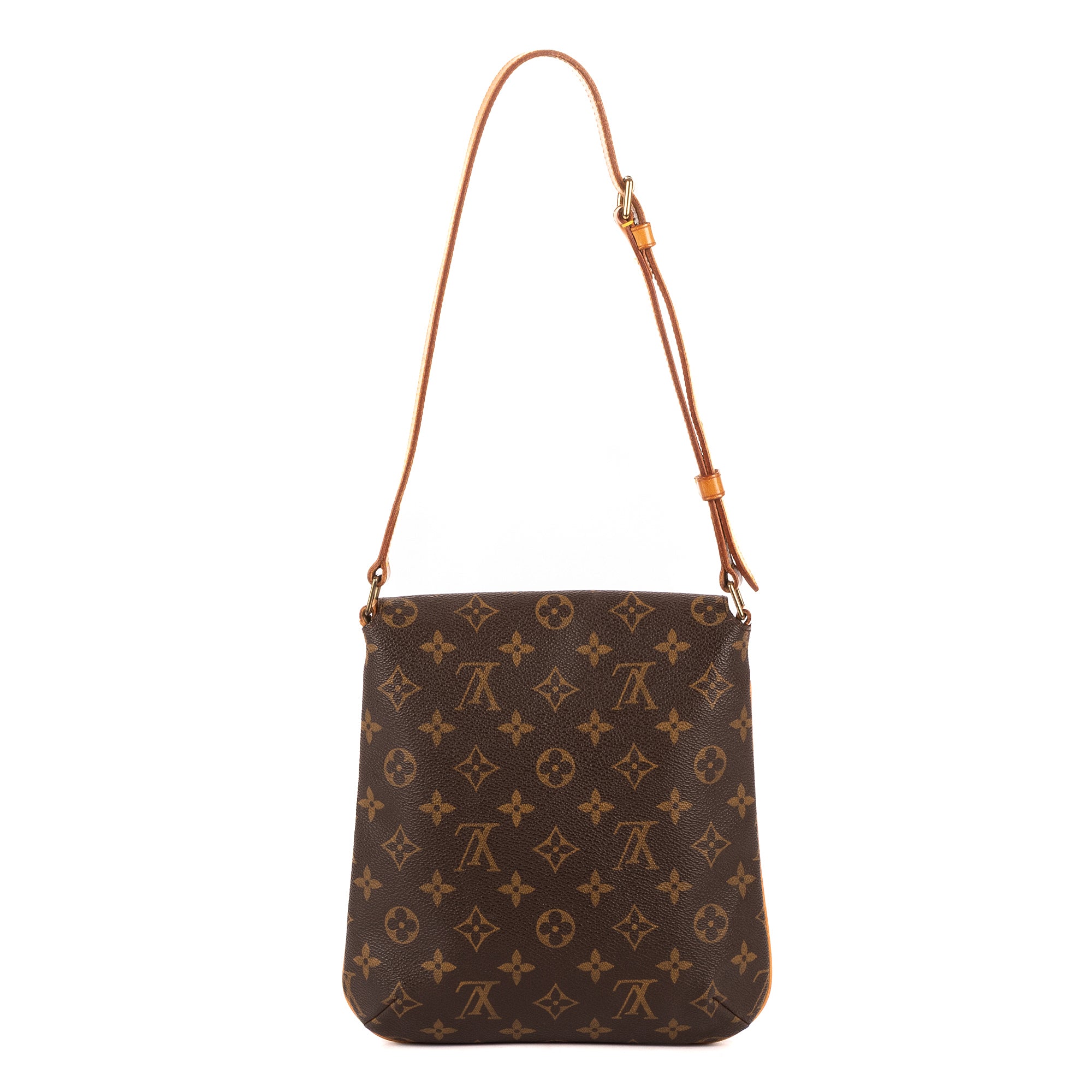 Bandolera Musette Salsa Marrón Lona Monogram