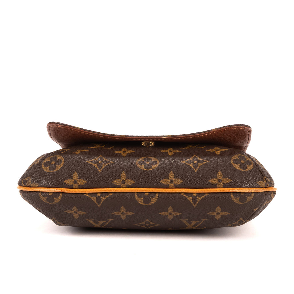 Bandolera Musette Salsa Marrón Lona Monogram