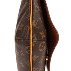 Bandolera Musette Salsa Marrón Lona Monogram