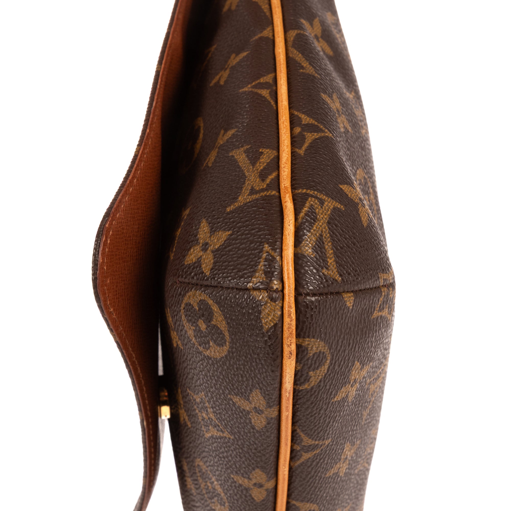 Bandolera Musette Salsa Marrón Lona Monogram