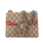 Bolso de Hombro Dionysus Mini Lona Revestida Supreme Beige/Piel Ante