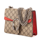 Bolso de Hombro Dionysus Mini Lona Revestida Supreme Beige/Piel Ante