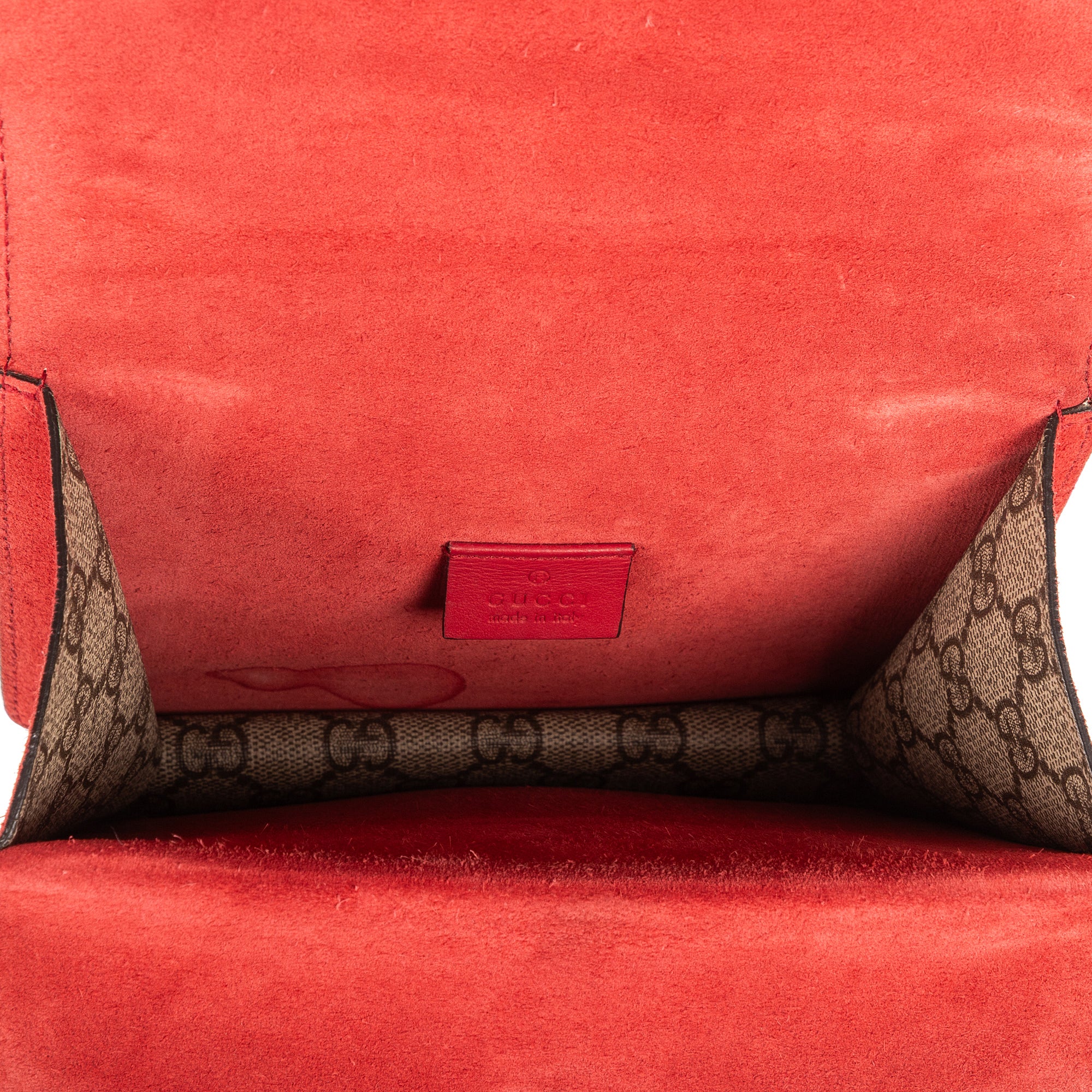 Bolso de Hombro Dionysus Mini Lona Revestida Supreme Beige/Piel Ante