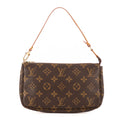 Pochette Accessoire Pochette Monogram Canvas marron