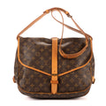 Bolso de hombro Saumur GM Lona Monogram Marrón