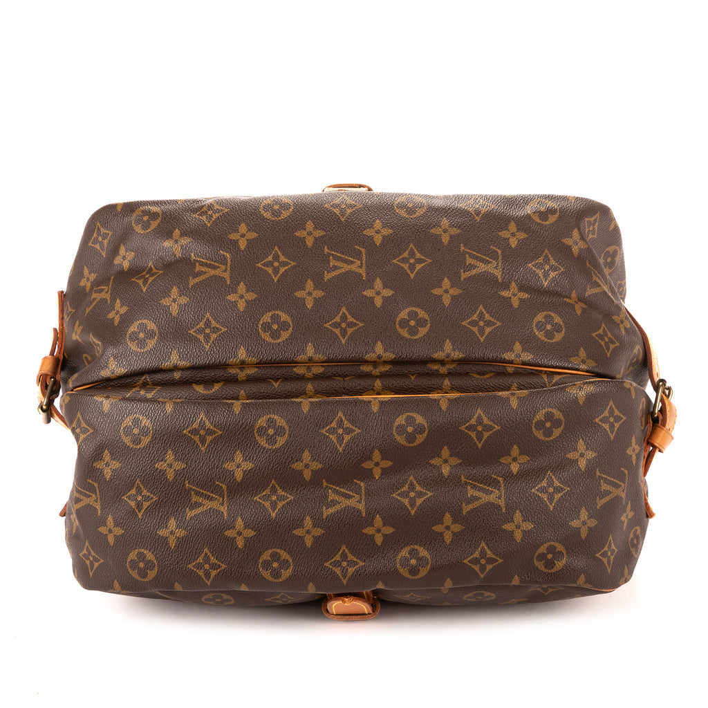 Bolso de hombro Saumur GM Lona Monogram Marrón