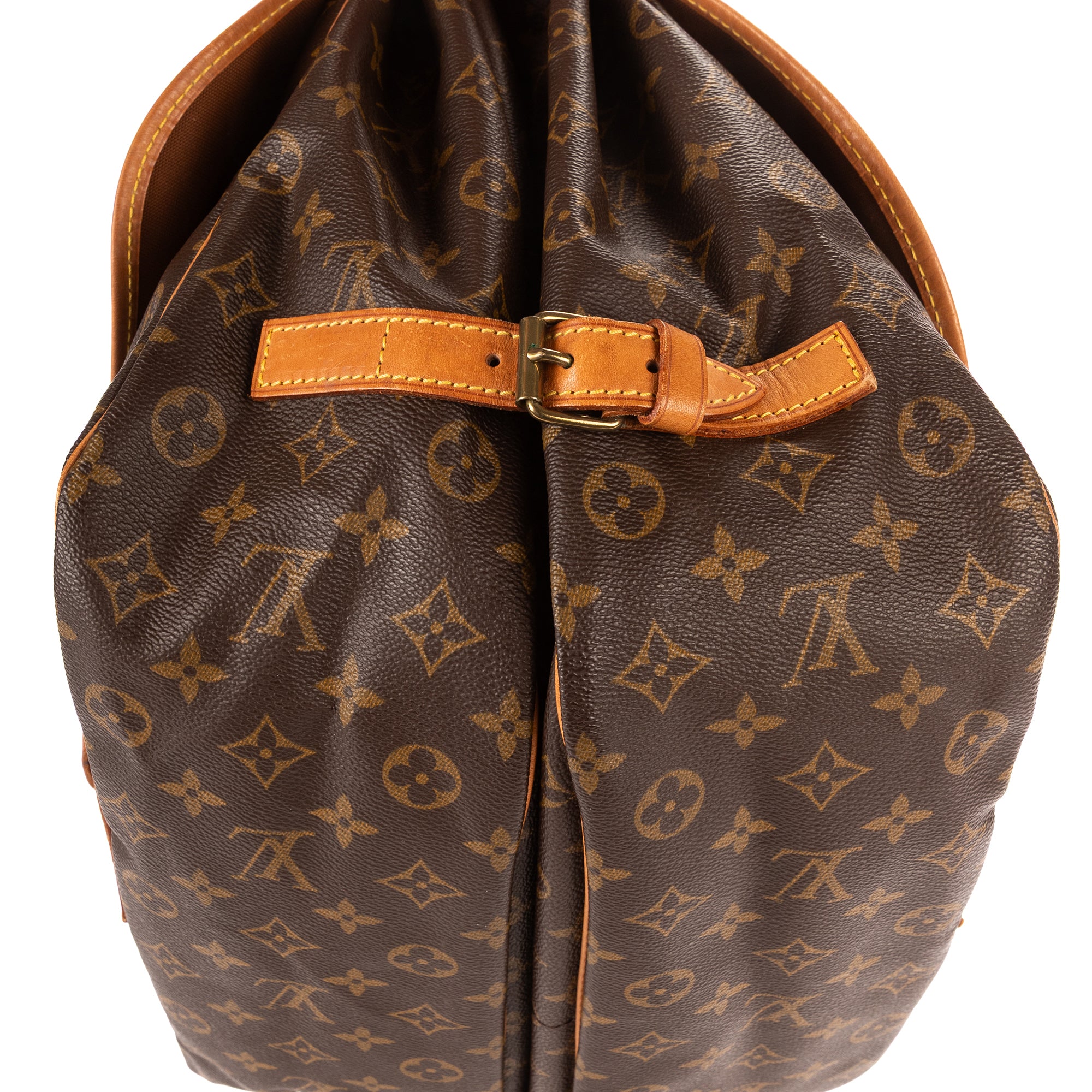 Bolso de hombro Saumur GM Lona Monogram Marrón