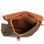Bolso de hombro Saumur GM Lona Monogram Marrón