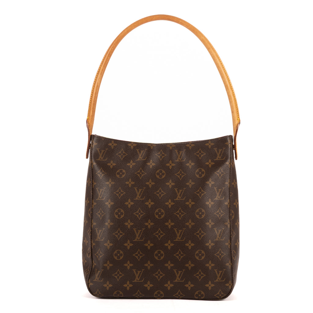 Bolso de hombro Looping GM Lona Monogram Marrón