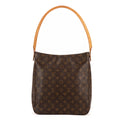 Bolso de hombro Looping GM Lona Monogram Marrón