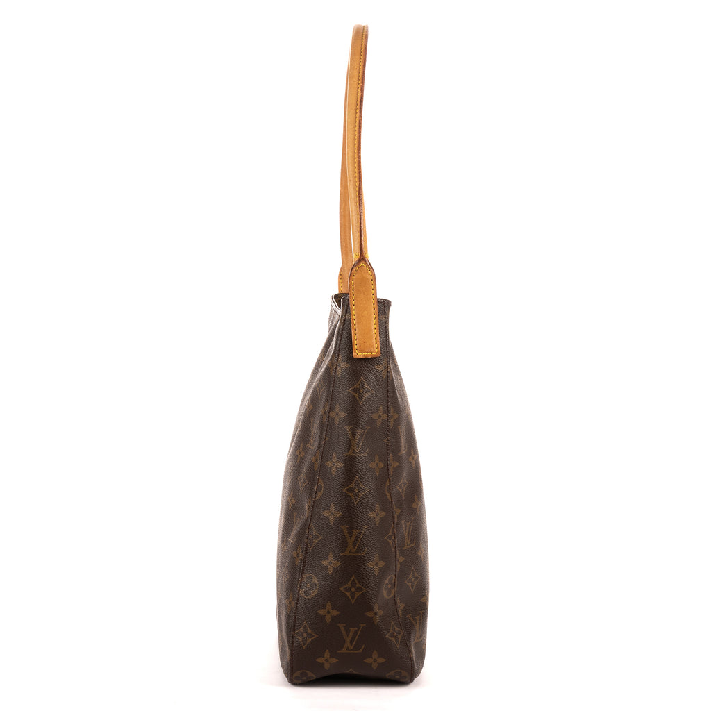 Bolso de hombro Looping GM Lona Monogram Marrón