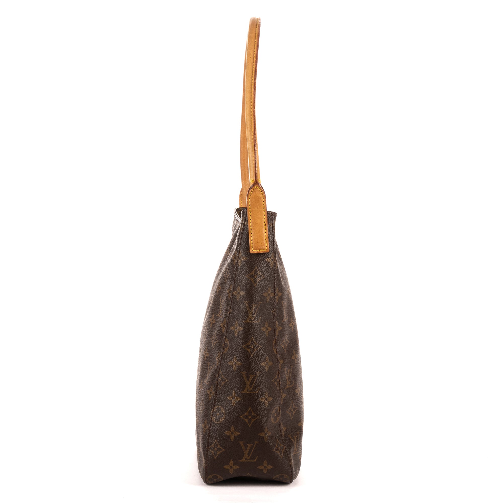 Bolso de hombro Looping GM Lona Monogram Marrón