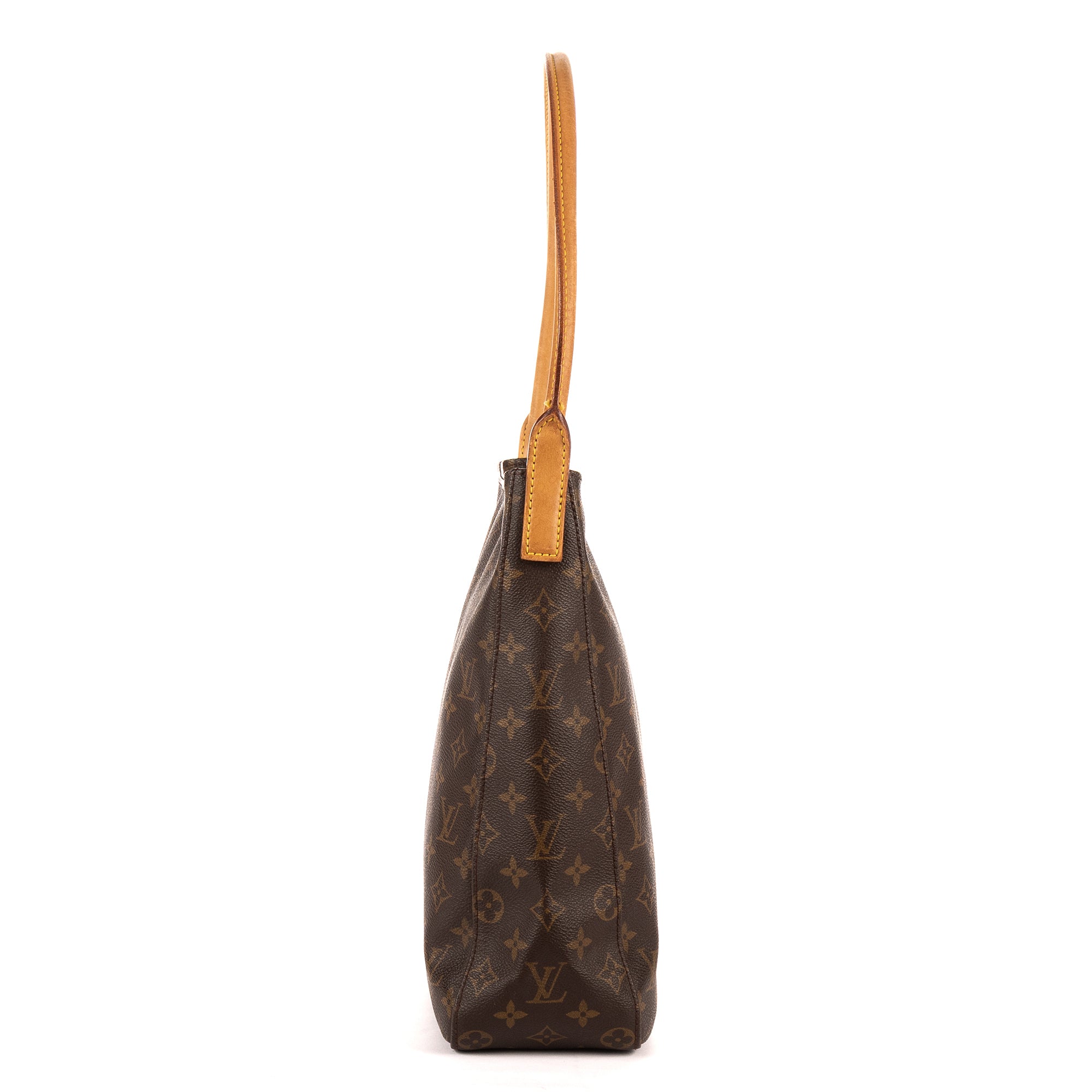 Bolso de hombro Looping GM Lona Monogram Marrón