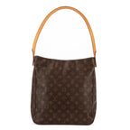 Bolso de hombro Looping GM Lona Monogram Marrón