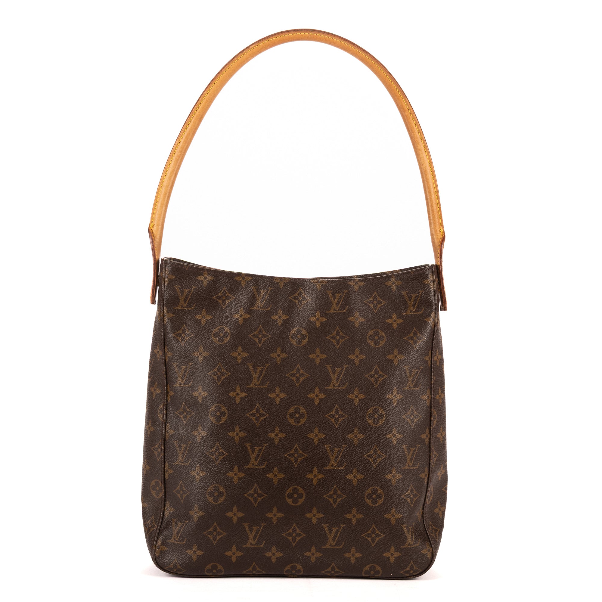 Bolso de hombro Looping GM Lona Monogram Marrón