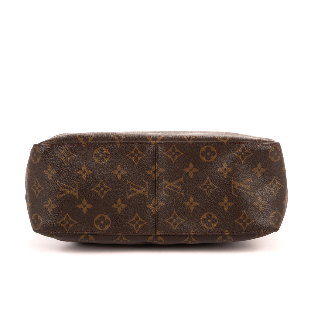 Bolso de hombro Looping GM Lona Monogram Marrón