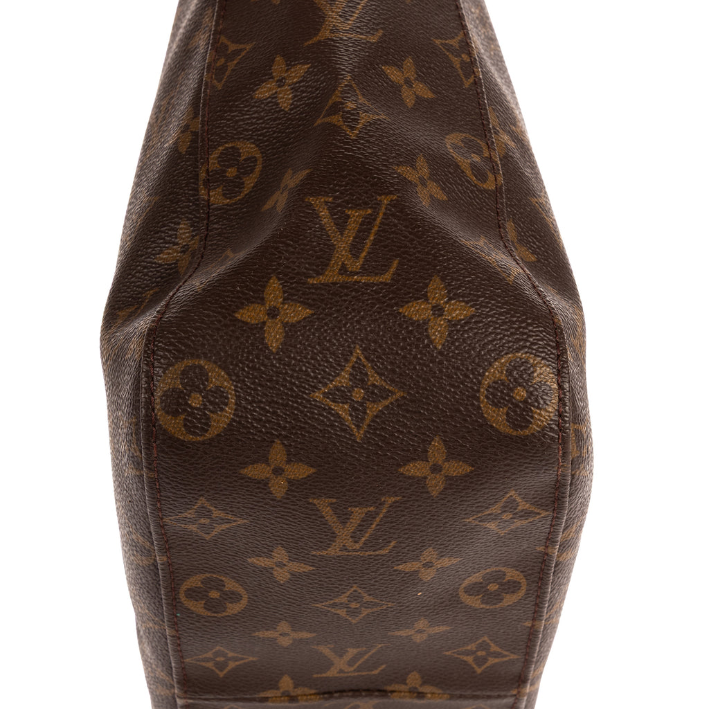 Bolso de hombro Looping GM Lona Monogram Marrón