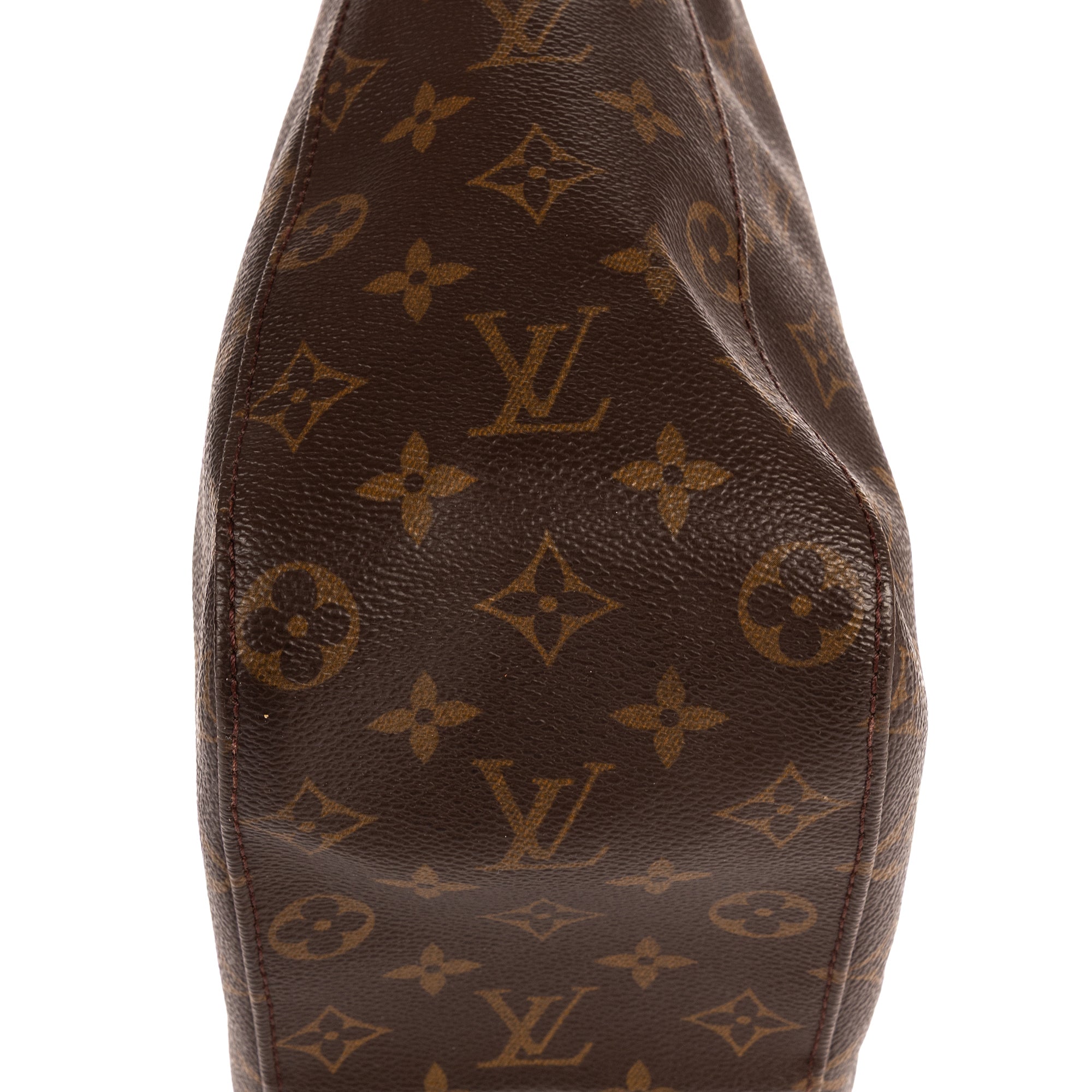 Bolso de hombro Looping GM Lona Monogram Marrón