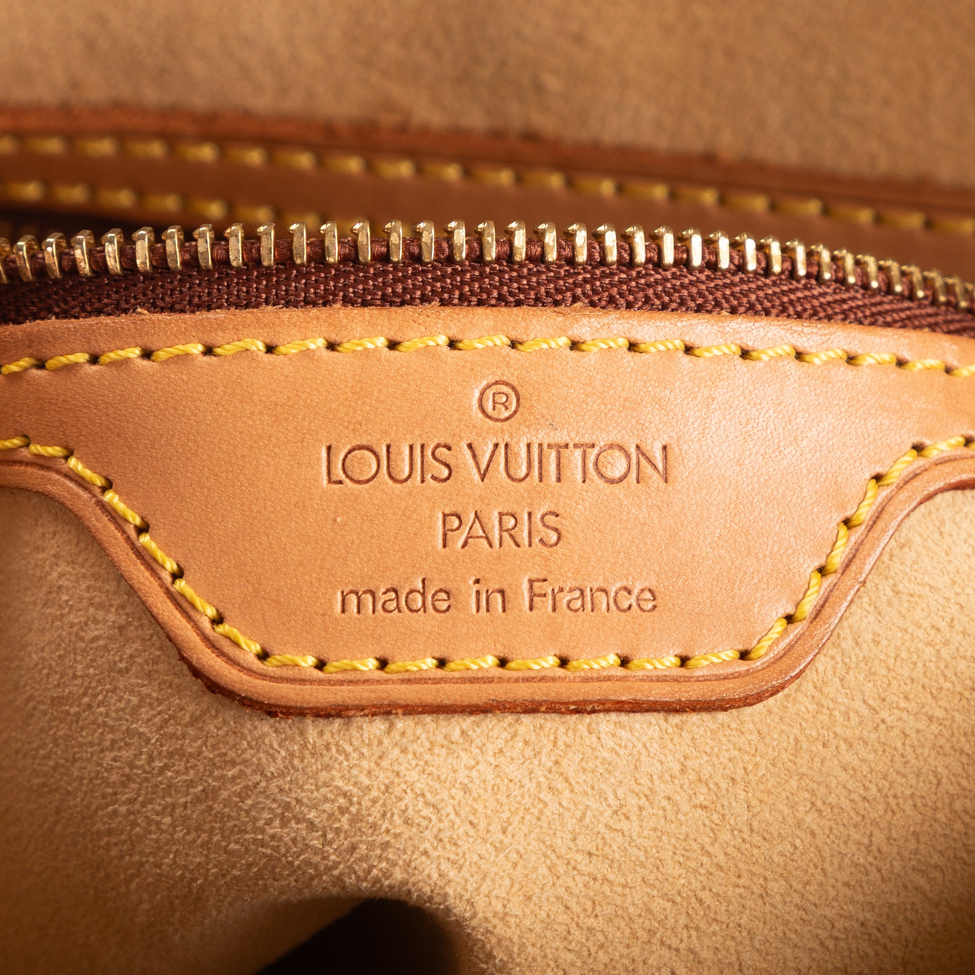 Bolso de hombro Looping GM Lona Monogram Marrón