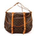 Louis Vuitton - Saumur à double sangle - Marron