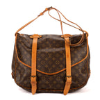Louis Vuitton - Saumur à double sangle - Marron
