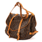 Louis Vuitton - Saumur à double sangle - Marron