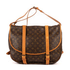 Louis Vuitton - Saumur à double sangle - Marron