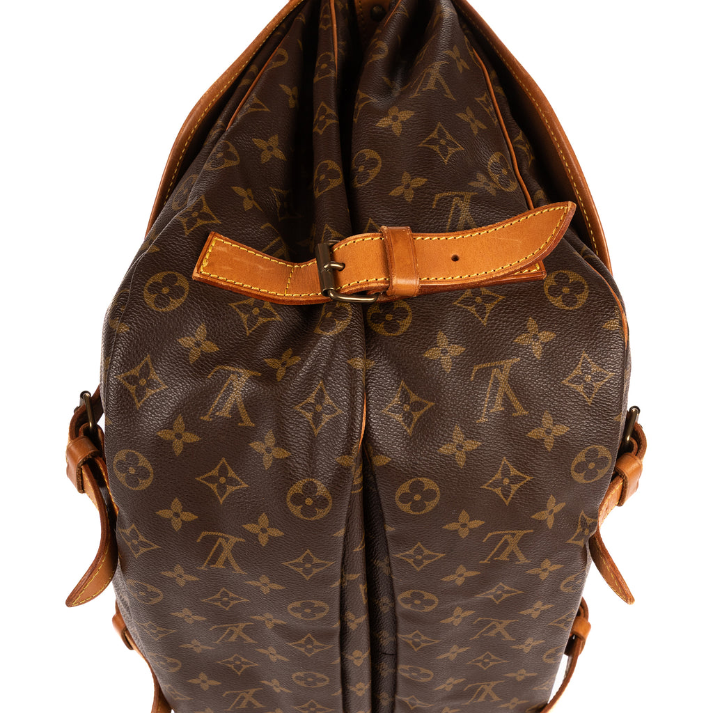 Louis Vuitton - Saumur à double sangle - Marron