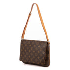 Bolso de Hombro Musette Tango Lona Monogram Marrón