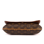 Bolso de Hombro Musette Tango Lona Monogram Marrón