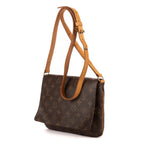 Bolso de hombro Musette Tango Lona Monogram Marrón