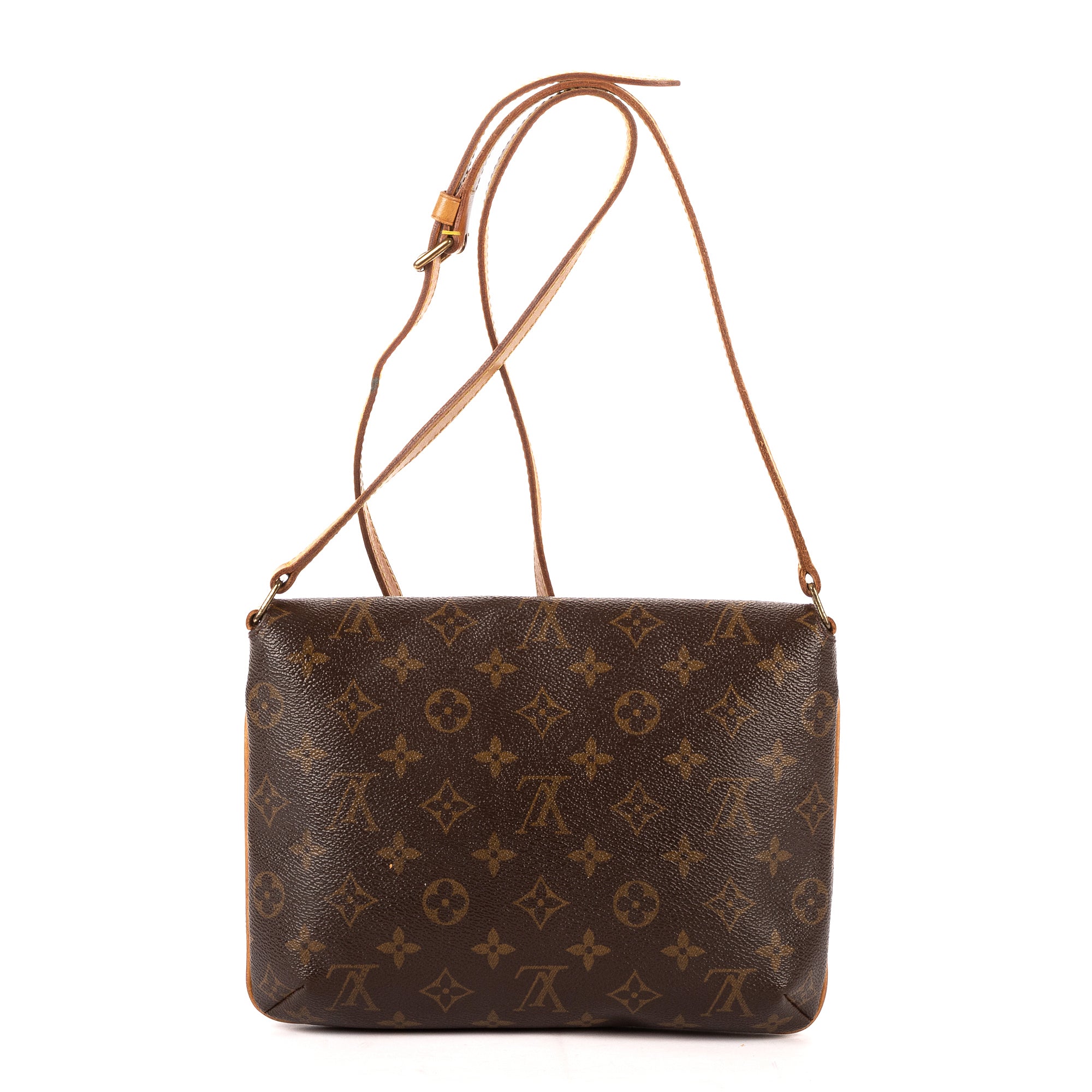 Bolso de hombro Musette Tango Lona Monogram Marrón