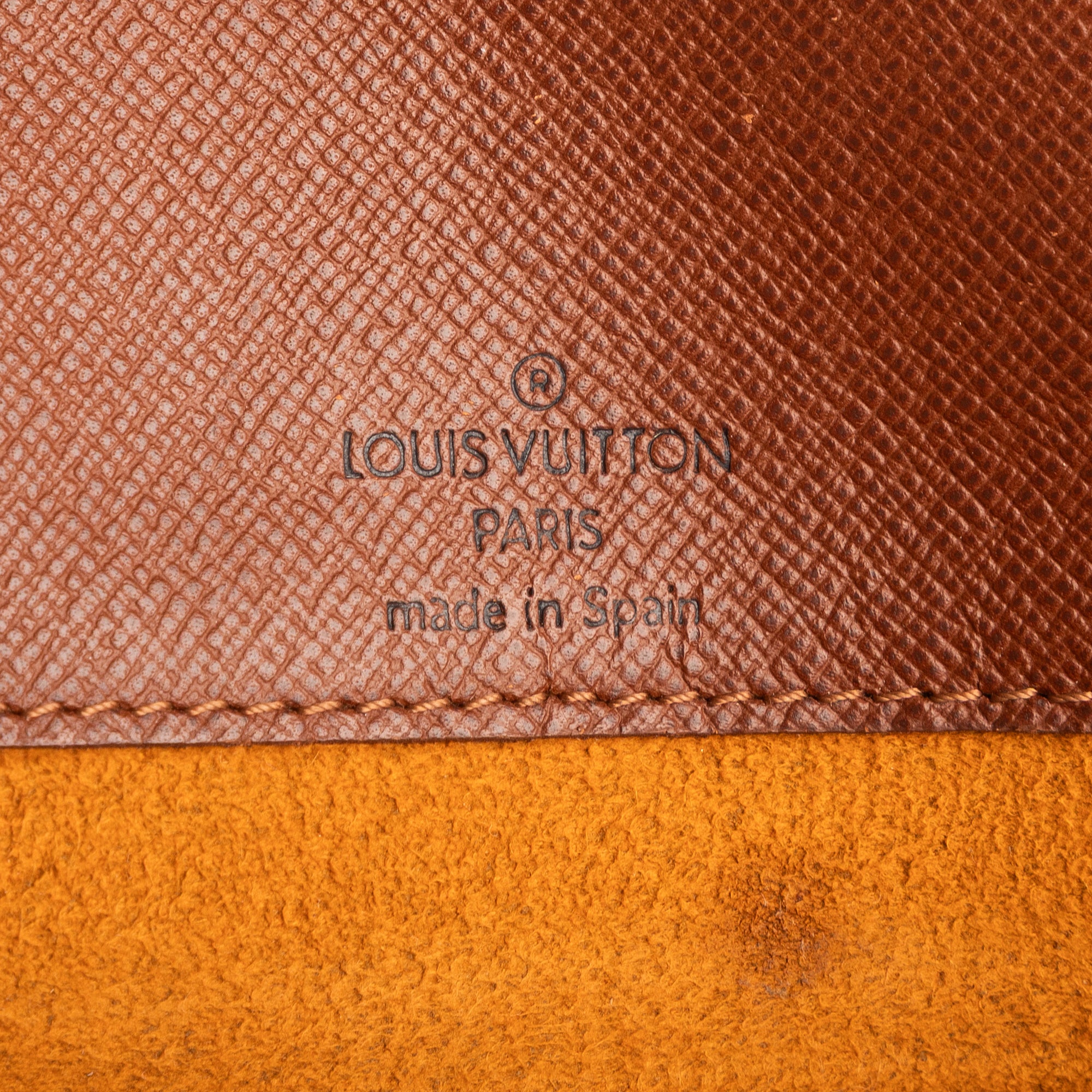 Bolso de hombro Musette Tango Lona Monogram Marrón