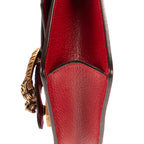 Shoulder Bag Dionysus Mini Red Pebbled Leather