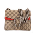 Shoulder Bag Blooms Dionysus Mini Beige Blooms Supreme Coated Canvas