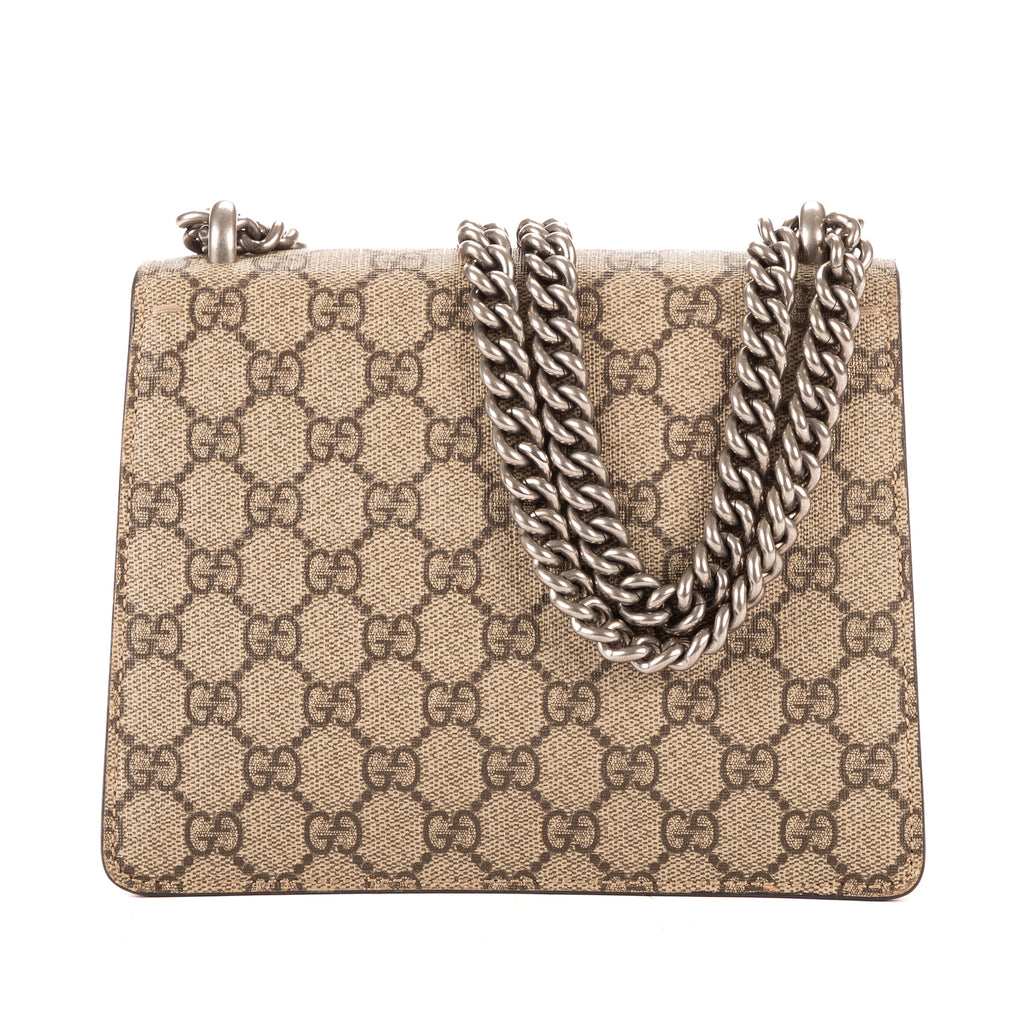 Shoulder Bag Blooms Dionysus Mini Beige Blooms Supreme Coated Canvas
