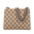 Shoulder Bag Blooms Dionysus Mini Beige Blooms Supreme Coated Canvas