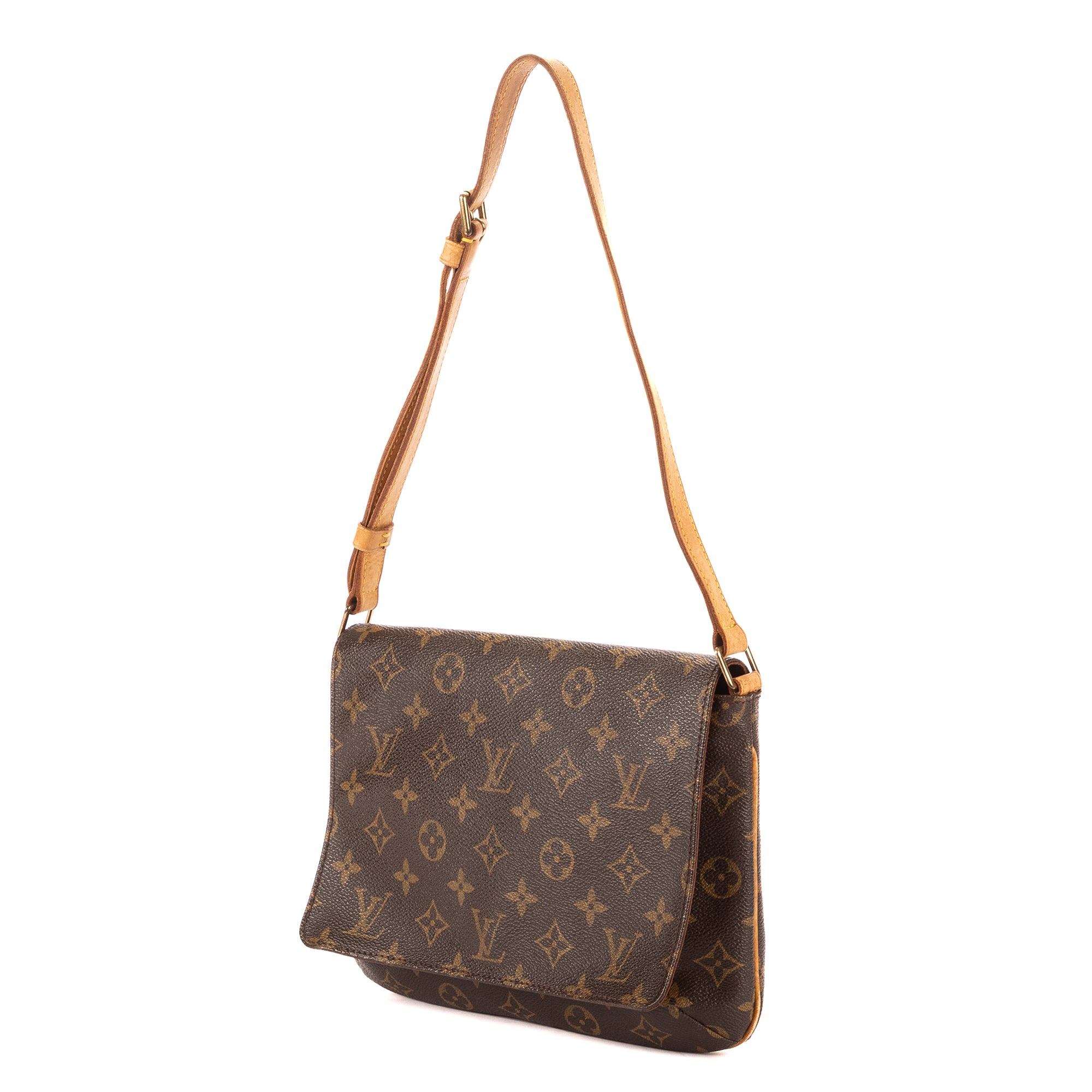 Bandolera Musette Tango Lona Monogram Marrón