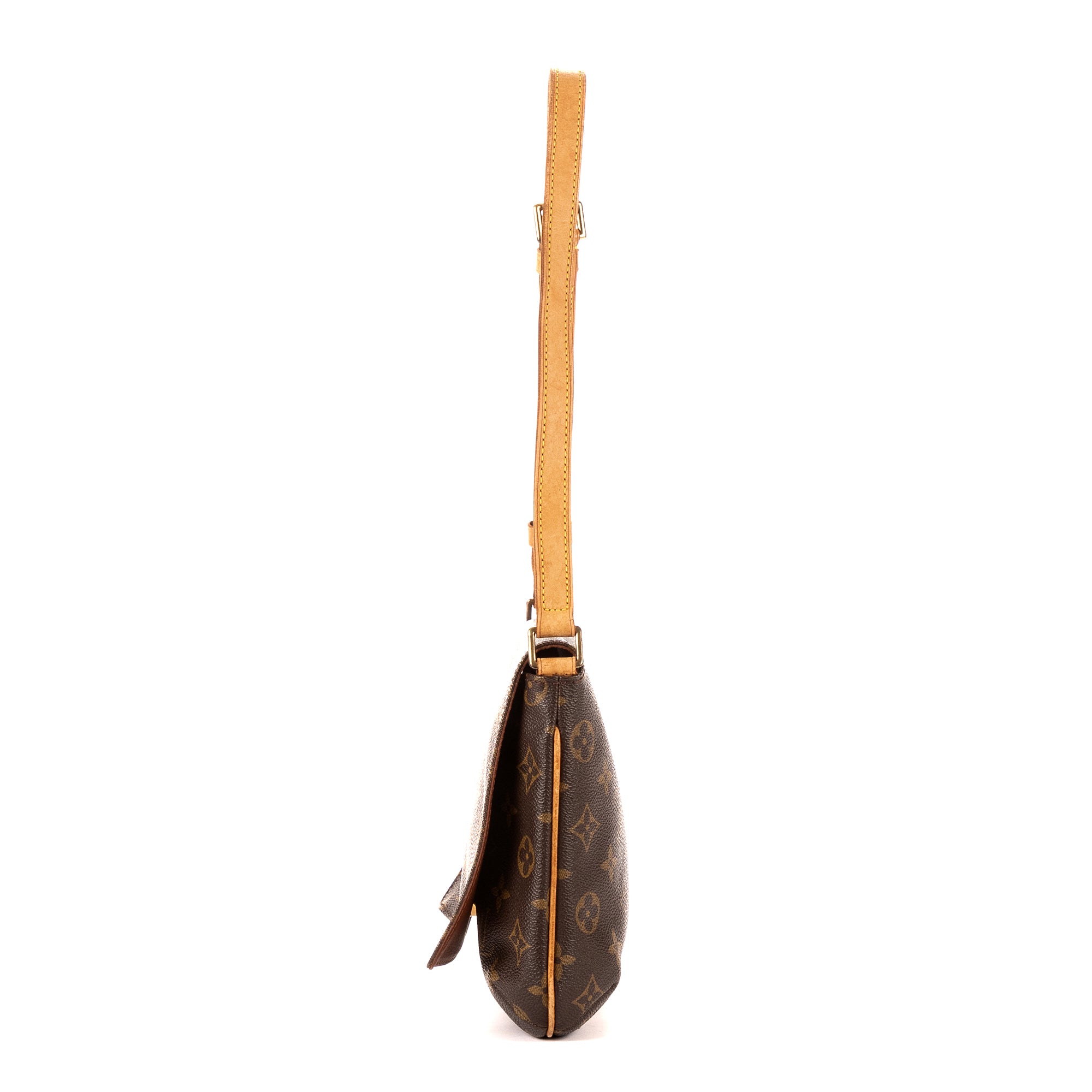 Bandolera Musette Tango Lona Monogram Marrón