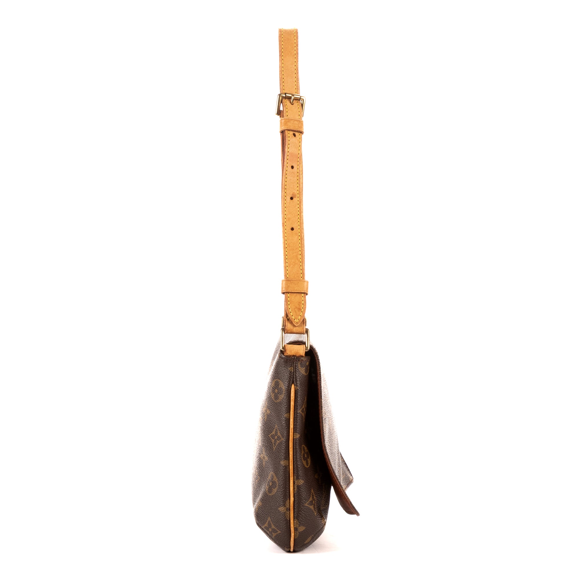 Bandolera Musette Tango Lona Monogram Marrón