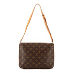 Bandolera Musette Tango Lona Monogram Marrón